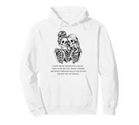 Skeleton Friendship Quote Halloween Best Friends Pullover Hoodie