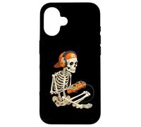 Skeleton Gamer Halloween Video Game for Boys Men Kids Case for iPhone 16