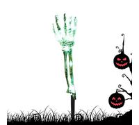 Skeleton Garden Stake | Halloween Skeleton Ghost Lights with Realistic Arm Design for Garden, Entrance, Path, Land, Graveyard, and Yard Decoration