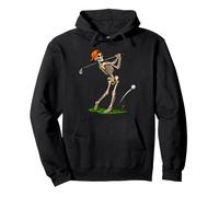 Skeleton Golf Halloween Funny Golfer Pullover Hoodie