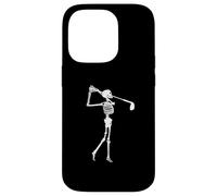 Skeleton Golf Player Funny Halloween Golfing Sports Golfer Case for iPhone 14 Pro