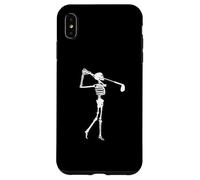 Skeleton Golf Player Funny Halloween Golfing Sports Golfer Case for iPhone XS Max