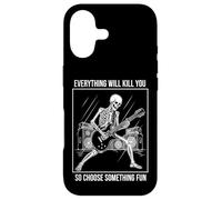Skeleton Guitar Everything Will Kill You Choose Fun Case for iPhone 17