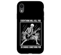 Skeleton Guitar Everything Will Kill You Choose Fun Case for iPhone XR