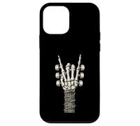 Skeleton Guitar Hand Rock On Guitarist Rock Band Music Case for iPhone 12 mini