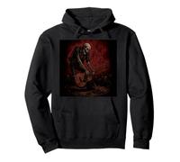 Skeleton Guitarist Dark Grunge Punk Rock Pullover Hoodie