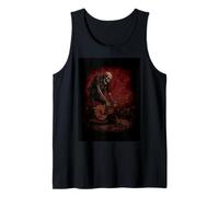 Skeleton Guitarist Dark Grunge Punk Rock Tank Top