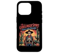 Skeleton Gunslinger Honor the American West Case for iPhone 16 Pro