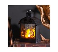 (Skeleton) Halloween decorations retro haunted house night light pumpkin lantern skull ornaments creative horror atmosphere party props