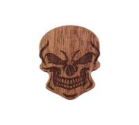 Skeleton Halloween Guitar,Wooden Plectrum Pack for Acoustic Guitar - Wooden Skull-Shaped, for Music Teachers, Students, Electric Bass, Ukelele Zorq
