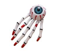 Skeleton Hand Bone Hair Clips - Goth Hair Accessories | Eyeball Fashion Punk Rock Devil Claw | Unique For Party, Kids & Adults, Cosplay Costume, Halloween