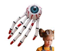 Skeleton Hand - Bone Hair Clips, Goth Hair Accessories, Punk Rock Devil Claw Design, Secure Grip Function, Unique Cosplay Costume Supply, Halloween Fashion For Kids, Adults, And Themed Parties
