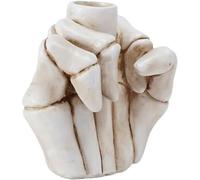 Skeleton Hand Candle Light, Gothic Style Candlestick Holders Decorations Resin Skeleton Hands Halloween Witch Finger Home Black Candlesticks