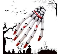 Skeleton Hand Hair Clip,Skeleton Hand Horror Cosplay Hair Clip - Eyeball Fashion Punk Rock Devil Claw, Unique For Party, Kids & Adults, Cosplay Costume, Halloween