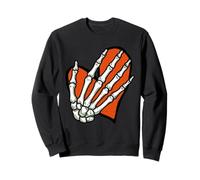 Skeleton Hand Holding Heart Valentine Sweatshirt