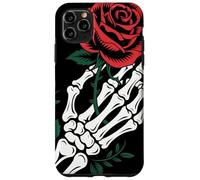 Skeleton Hand Holding Rose Tattoo Gothic Dark Romantic Art Case for iPhone 11 Pro Max