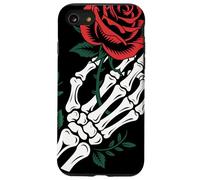 Skeleton Hand Holding Rose Tattoo Gothic Dark Romantic Art Case for iPhone SE (2020) / 7/8