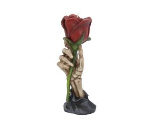Skeleton Hand Holding Rose Tealight Candle Holder 20.5cm Nemesis Now Gothic Love