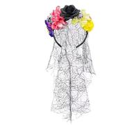 Skeleton Hand Veil Skull Headpiece Day Of The Death Hairband For Costume Parties Stage Performances And Festival Event Halloween Hair Accessories