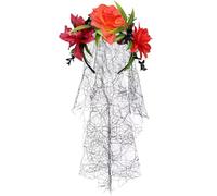 Skeleton Hand Veil Skull Headpiece Day Of The Death Hairband For Costume Parties Stage Performances And Festival Event Halloween Hair Accessories