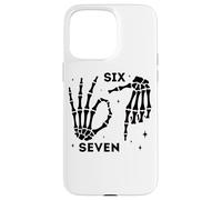 Skeleton Hands Six Seven Theme Design Case for iPhone 15 Pro Max