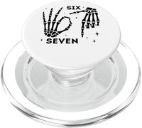 Skeleton Hands Six Seven Theme Design PopSockets PopGrip for MagSafe