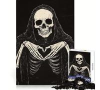 Skeleton Heart 1000 Piece Jigsaw Puzzles for Adults Sharp Logic Toy Home Leisure Tight Cut Heartfelt Gift 38x26cm