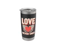 Skeleton Heart Funny Stainless Steel Insulated Tumbler