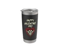 Skeleton Heart Funny Stainless Steel Insulated Tumbler