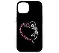 Skeleton Heart Valentine Graphic Dancing Skull Hearts Art Case for iPhone 13