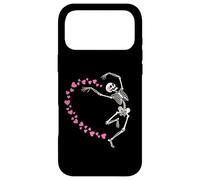 Skeleton Heart Valentine Graphic Dancing Skull Hearts Art Case for iPhone 17 Pro Max