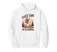 Skeleton Hiker - Spent A Little Time On The Mountain Hiking Pullover Hoodie