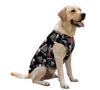 Skeleton Holding A Rose Pet Shirts Fashion Sleeveless Dog Cat Vest 3XL