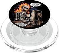 Skeleton I Hope This Email Finds You Well Funny Office Jokes PopSockets PopGrip for MagSafe