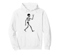 Skeleton I Love You Hand Sign Language ASL Valentine's Day Pullover Hoodie