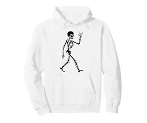 Skeleton I Love You Hand Sign Language ASL Valentine's Day Pullover Hoodie