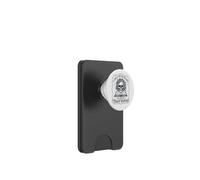 Skeleton I only read books that come with trigger warnings PopSockets PopWallet for MagSafe