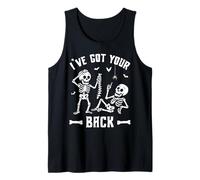 Skeleton I’ve Got Your Back Funny Friendship Halloween Humor Tank Top