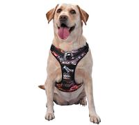 Skeleton in the Garden reflective Oxford unobstructed pet vest, easy to control handle, suitable for small, medium and large dogs