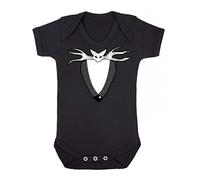 Skeleton Jack Suit Inspired Baby Vest