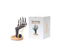Suck UK Gothic Jewellery | Skeleton Hand | Gothic Home Decor | Jewelry Holder | Goth Gifts For Women | Halloween Home Decor | Ring Holder | Goth Necklace | Bedroom Accessories | Trinket Dish - Black