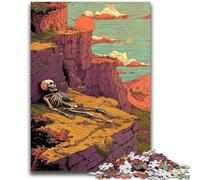 Skeleton JigsawPuzzle 1000 Pieces for Adults, for Age 14+ Home Art Decor Family Games Christmas Birthday Gifts 50x75cm