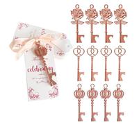 Skeleton Key Bottle Opener - Vintage Style Favor Gift, Decorative Party Keepsake, Elegant Event Souvenir, Rustic Celebration Accessory | Memorable Guest Appreciation Item for Bridal Shower Celebr