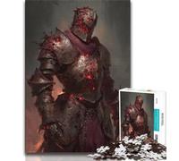 Skeleton Knight Jigsaw Puzzles for Teenagers 1000 Jigsaws,Challenging To Complete But Fun And Humorous Unique Home Decor And Gifts 50x75cm