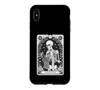Skeleton Knitting The Knitter Tarot Card Case for iPhone XS Max