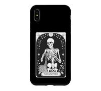 Skeleton Knitting The Knitter Tarot Card Case for iPhone XS Max