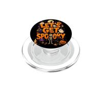 Skeleton Let's Get Spooky Halloween Witch Cute Costume Kids PopSockets PopGrip for MagSafe