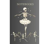 Skeleton Lined Notebook - Spooky Journal for Teens | Cool Halloween Writing Notebook: Trendy skeleton cover notebook with lined pages - perfect for ... note-taking, or as a unique Halloween gift.