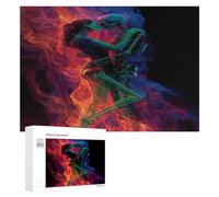 Skeleton Lovers Kiss Puzzles Customized Challenging Gifts for Adults 300/500/1000 Piece