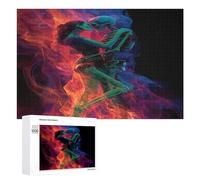 Skeleton Lovers Kiss Puzzles Customized Challenging Gifts for Adults 300/500/1000 Piece